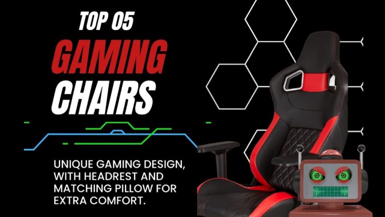Top 05 gaming chairs for gamers
